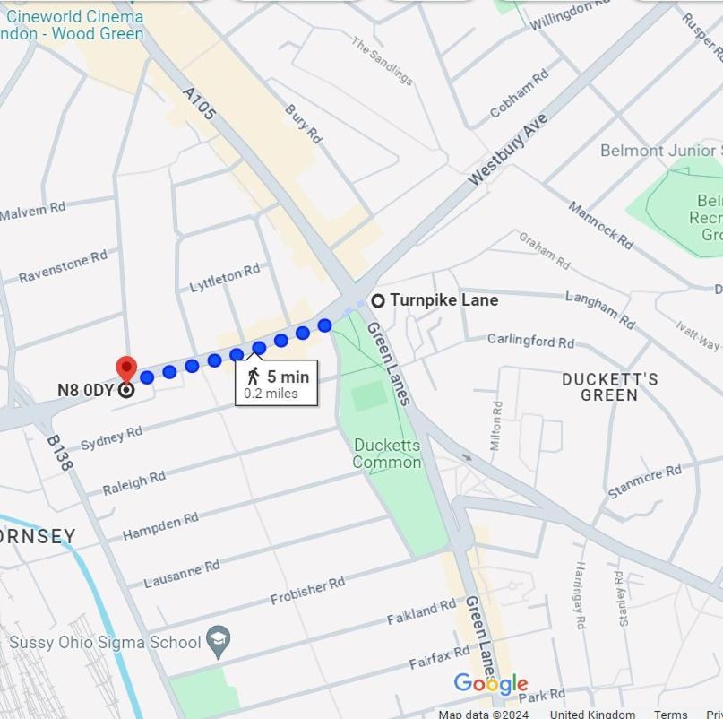 Stylish And Bright Flat In London N8 Turnpike Lane - Piccadilly Line Apartment Ngoại thất bức ảnh